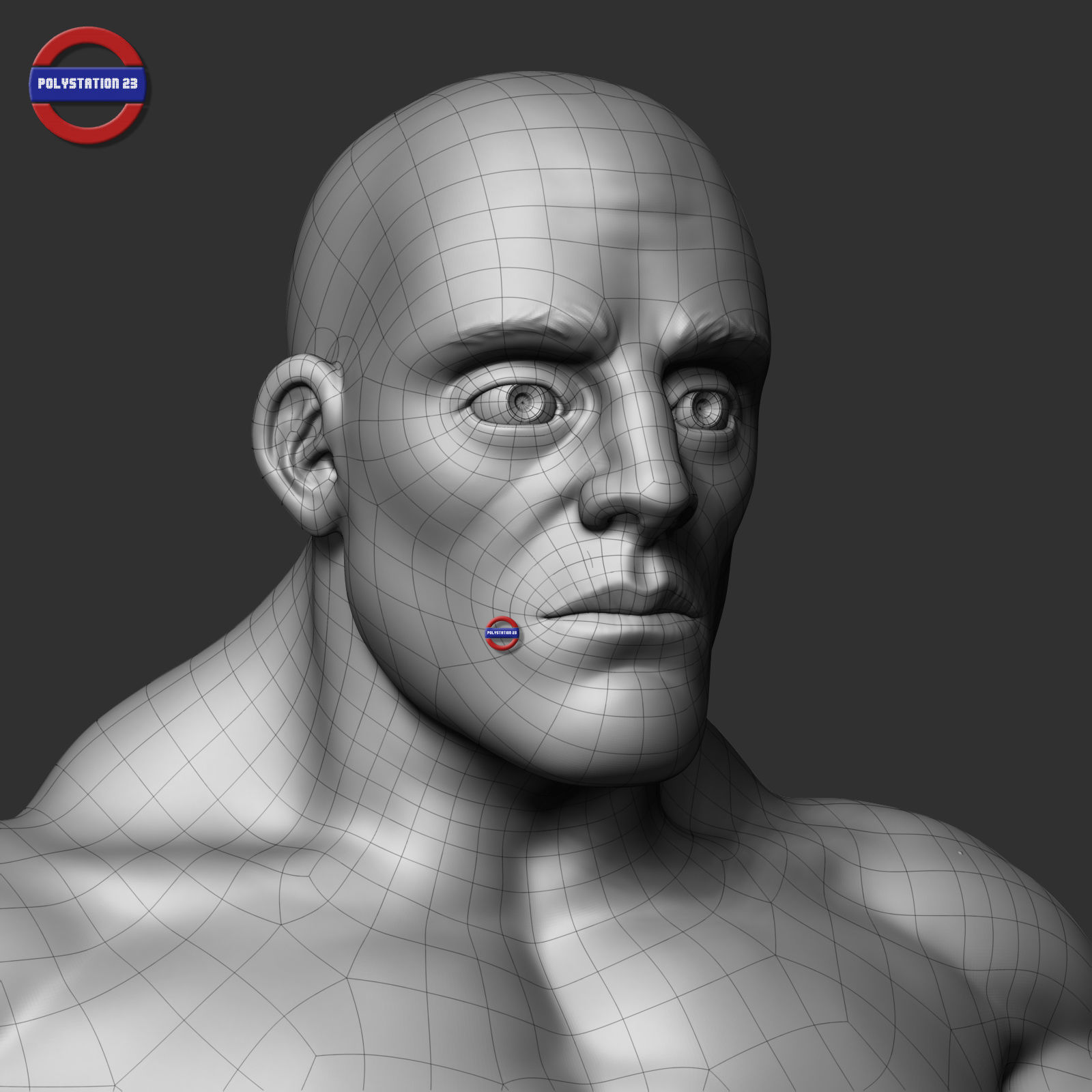 cartoon stylized male body v1 zbrush highpoly 3D model_12