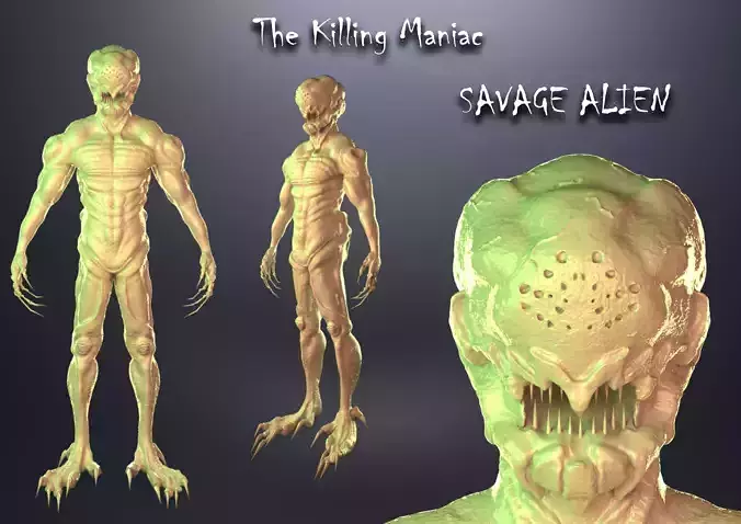 The Killing Maniac Savage Alien
