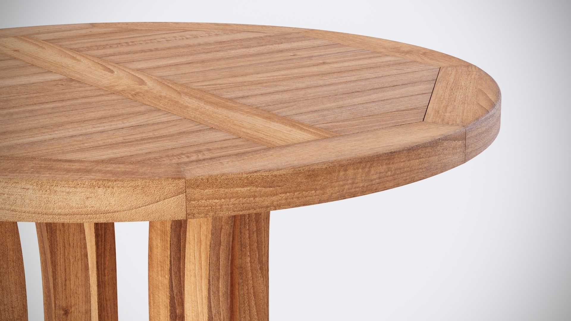 Round Bar Table and 4 Club Bar Chairs 3D 3D model_9