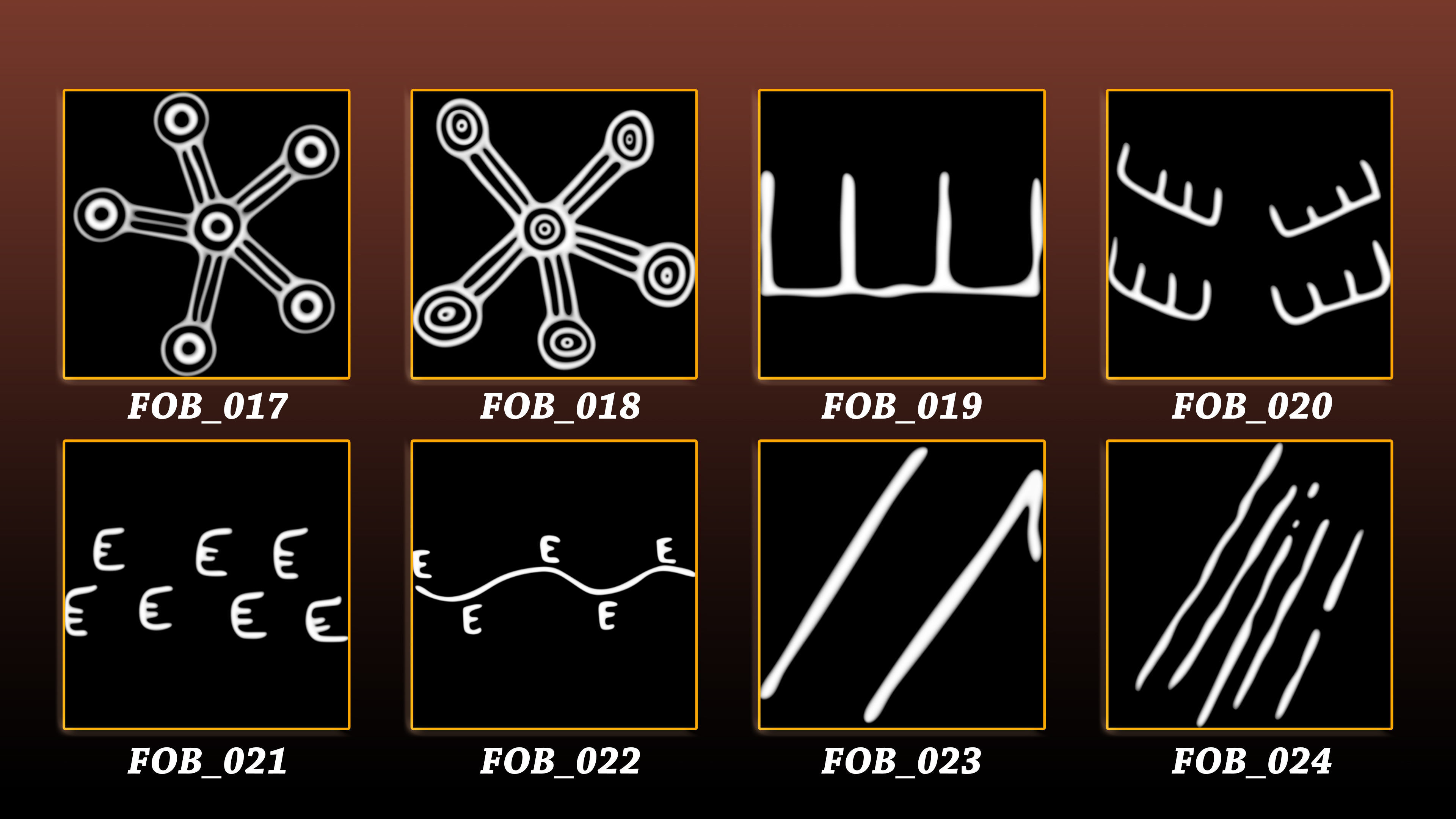 110 Aboriginal symbol 3D Model and Alpha 3D model_3