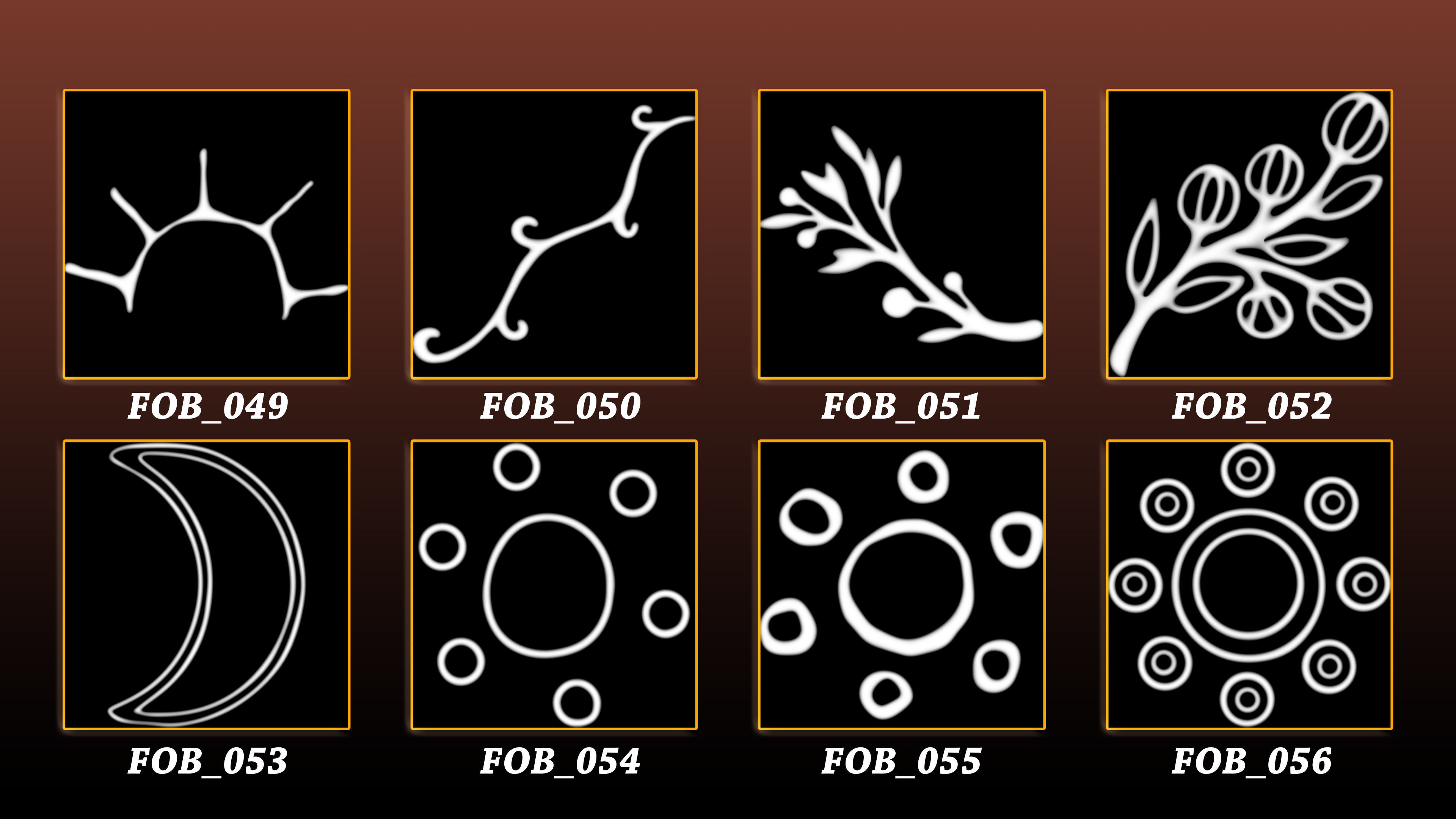 110 Aboriginal symbol 3D Model and Alpha 3D model_7