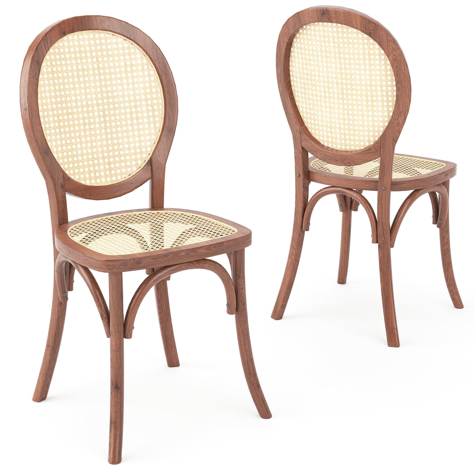 Dining set 20 3D model_2