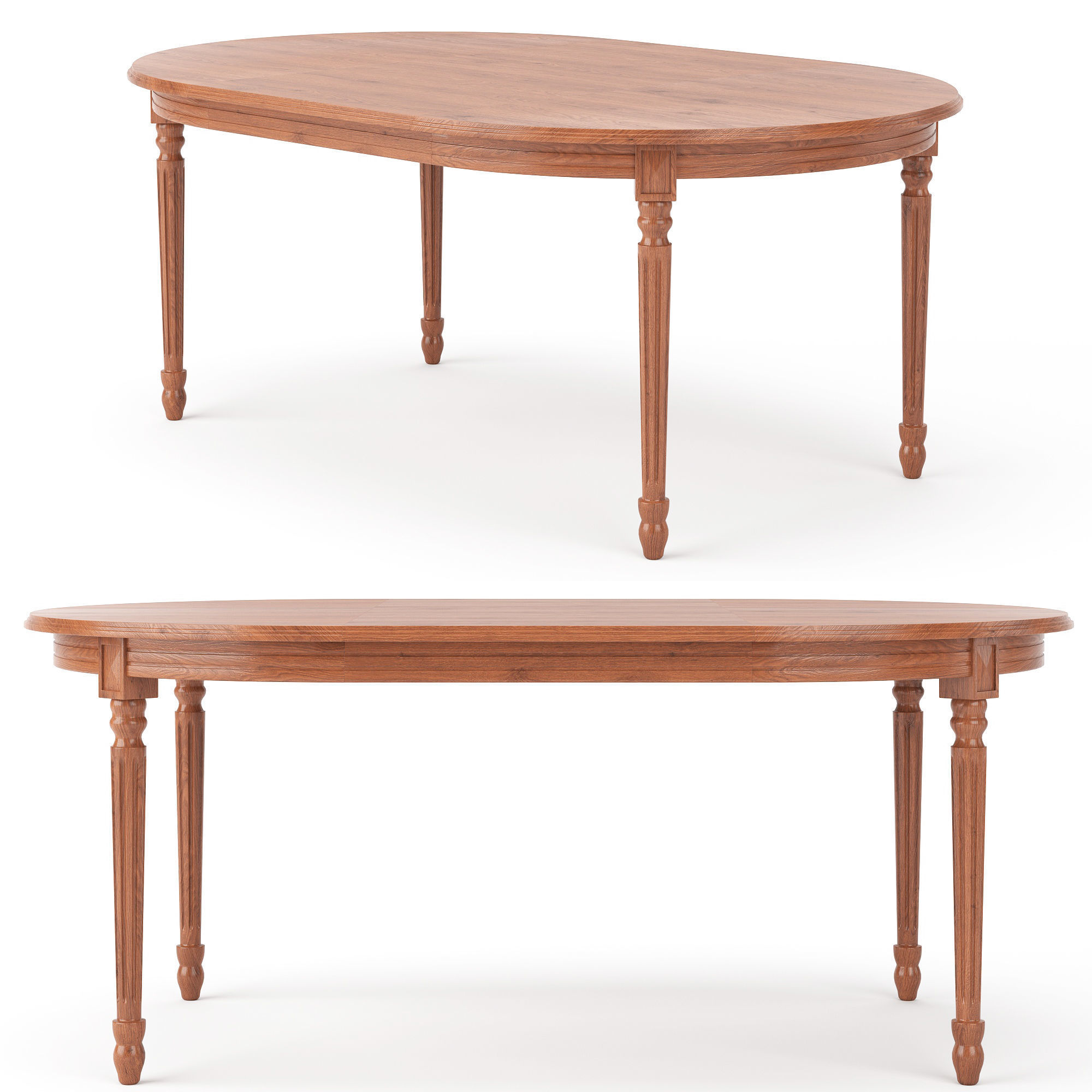 Dining set 20 3D model_3