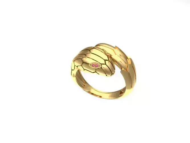 snake ring 3D print model