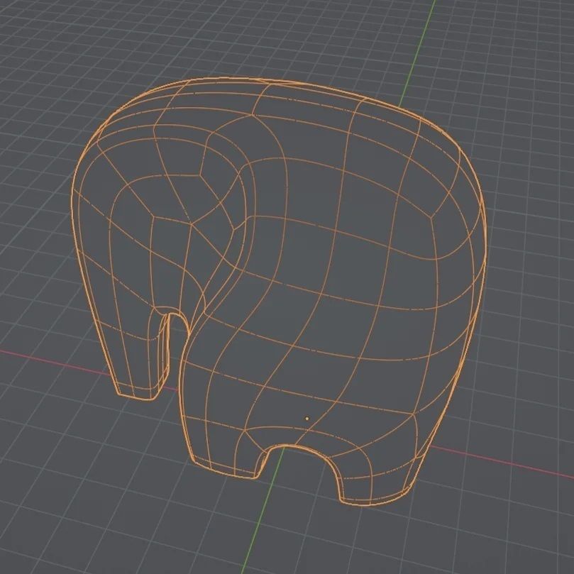 Elephant objet toy 3D print model_8