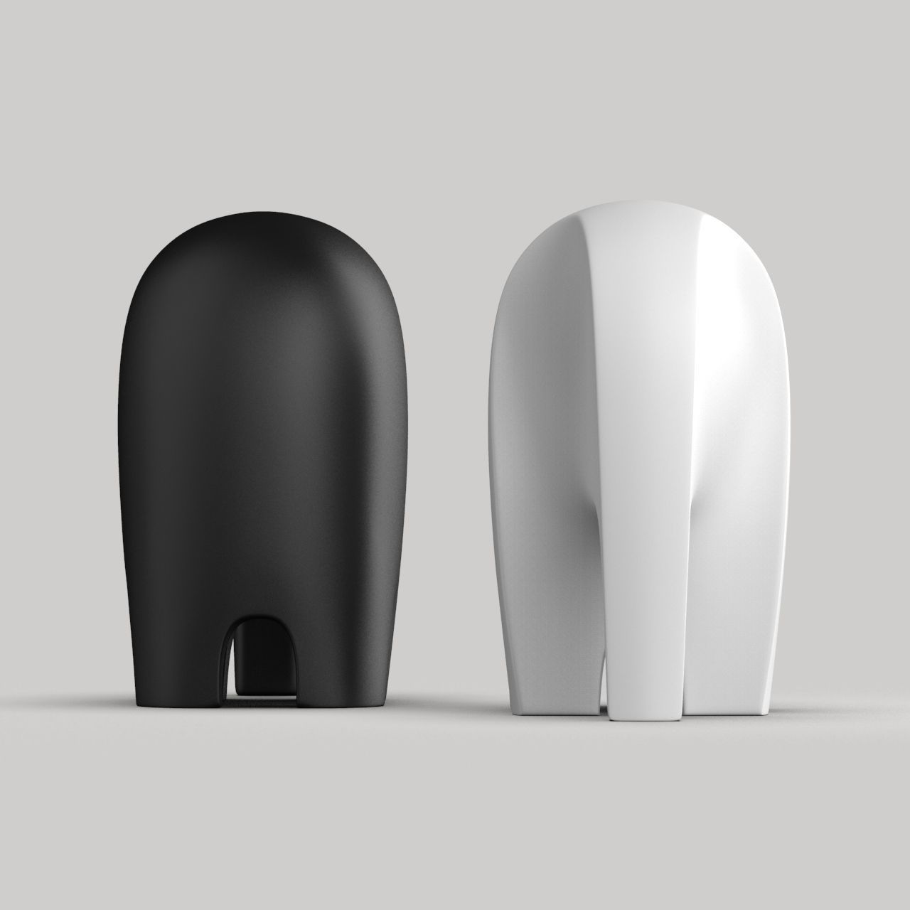 Elephant objet toy 3D print model_5