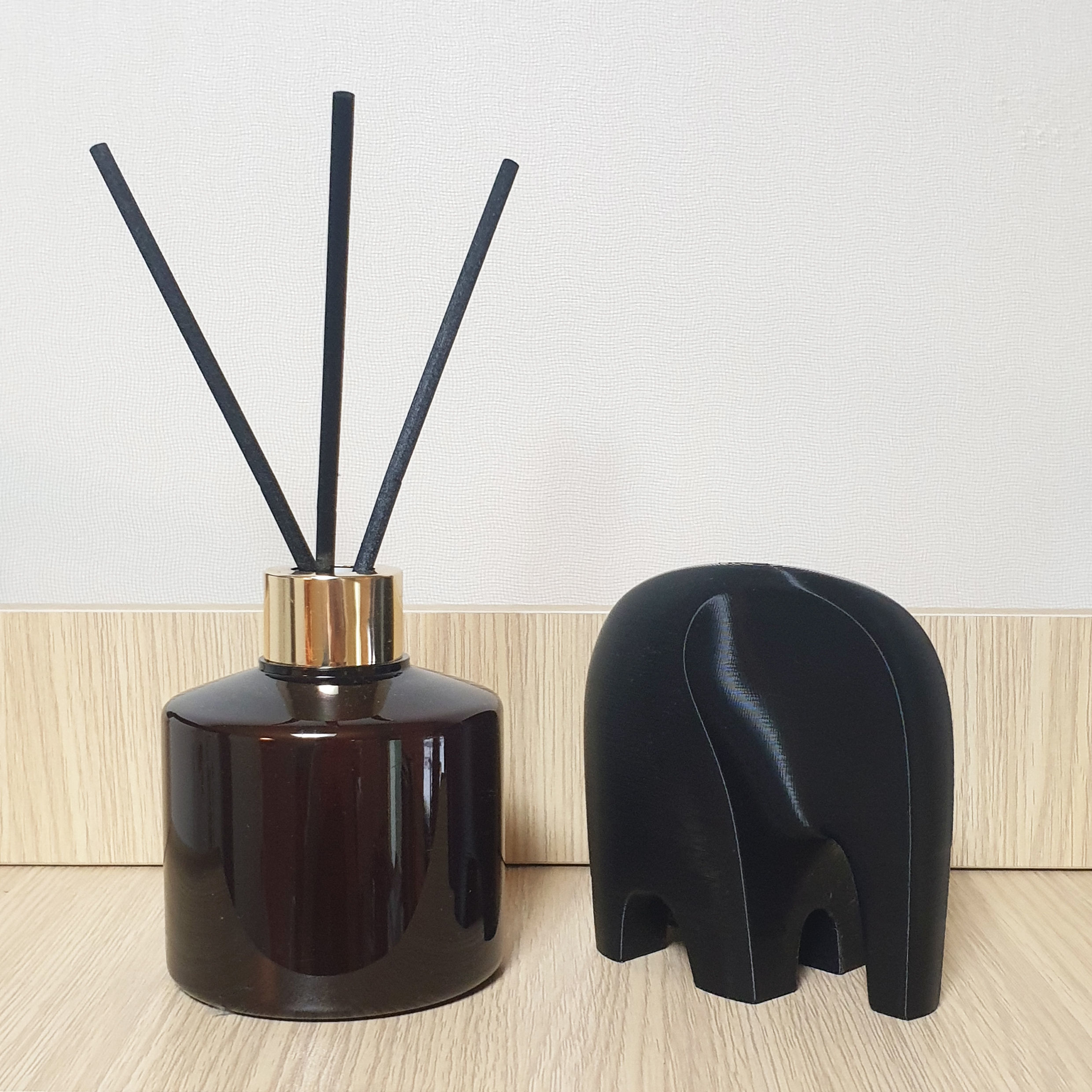Elephant objet toy 3D print model_3
