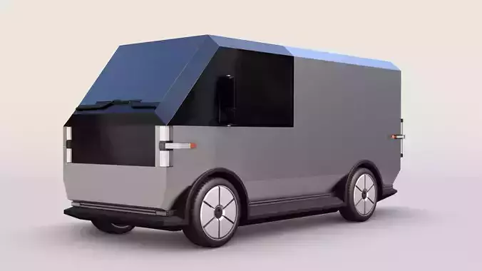 Canoo MPDV 2 Electric Van PBR 3D model