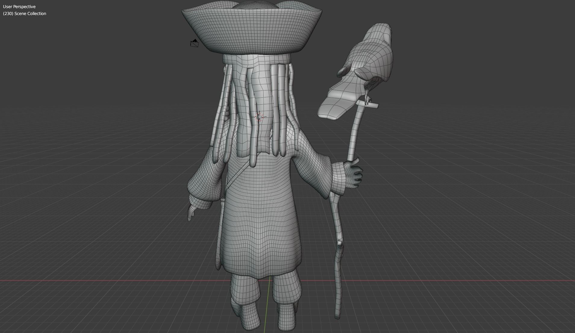 Captain Jack Sparrow Pirates of the Caribbean  3D model_20