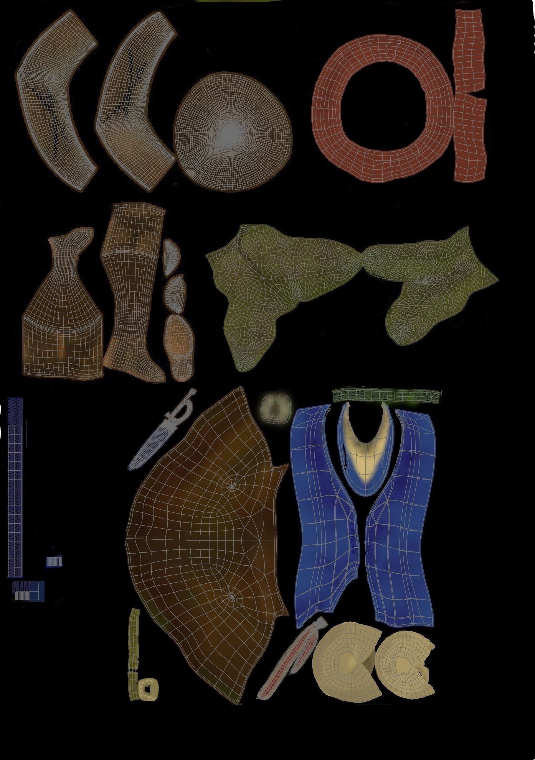 Captain Jack Sparrow Pirates of the Caribbean  3D model_16