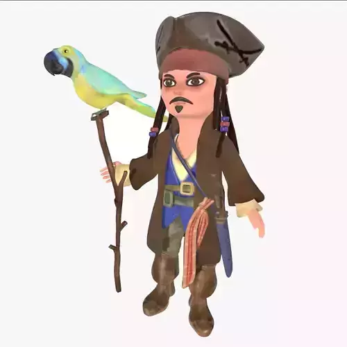 Captain Jack Sparrow Pirates of the Caribbean 