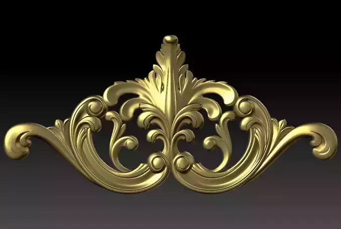 Pattern in the decoration 3d model 