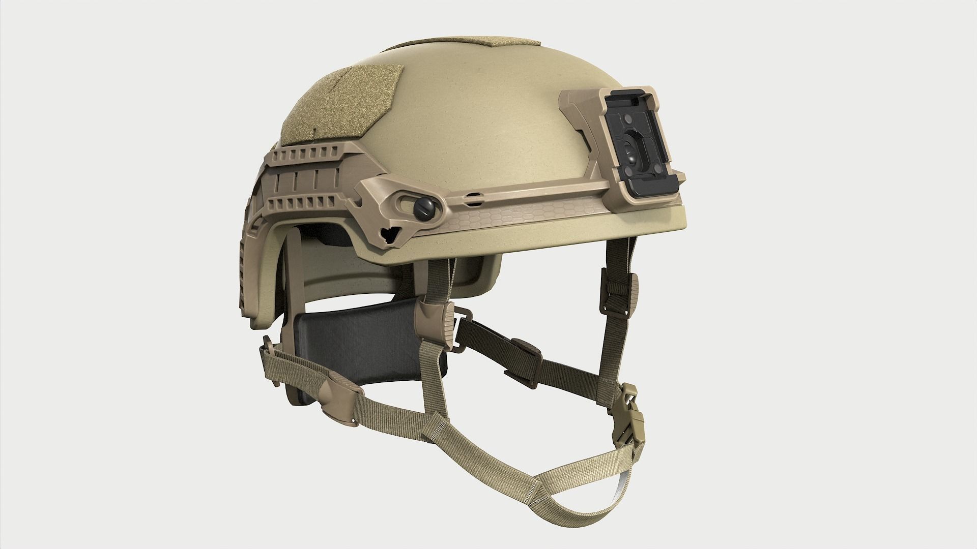 Viper P2 Helmet Low-poly 3D model_3