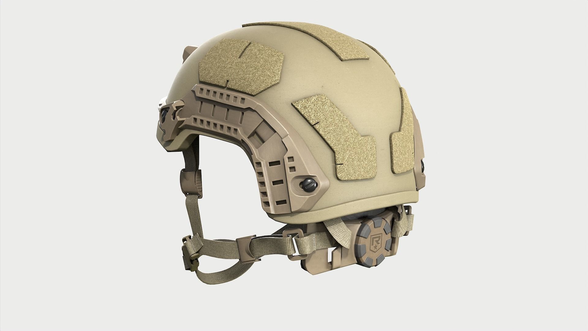 Viper P2 Helmet Low-poly 3D model_4