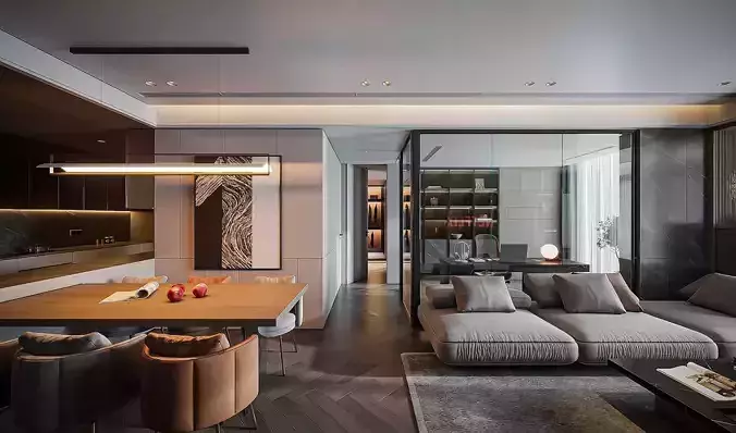 Apartment Interior - 3dsmax scene