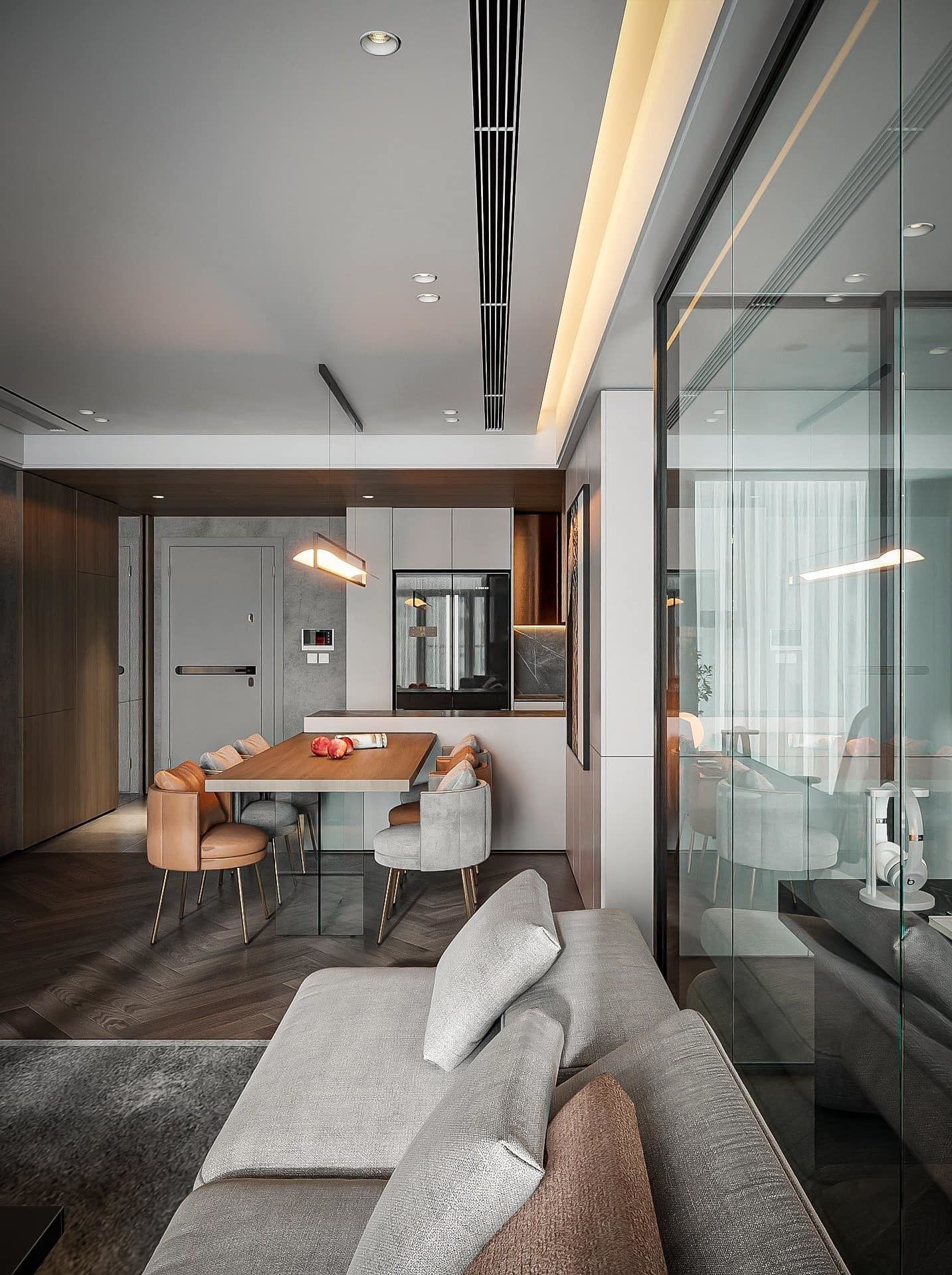 Apartment Interior - 3dsmax scene 3D model_3