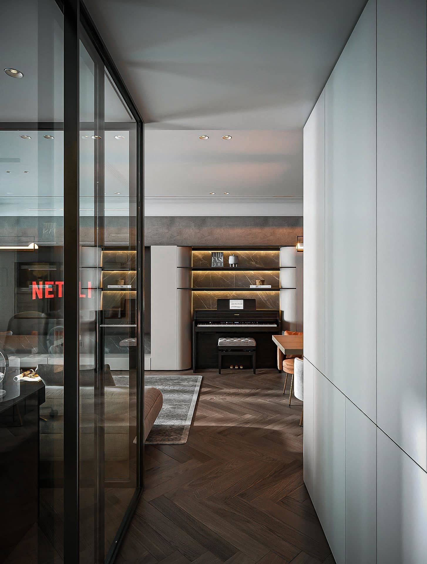 Apartment Interior - 3dsmax scene 3D model_8