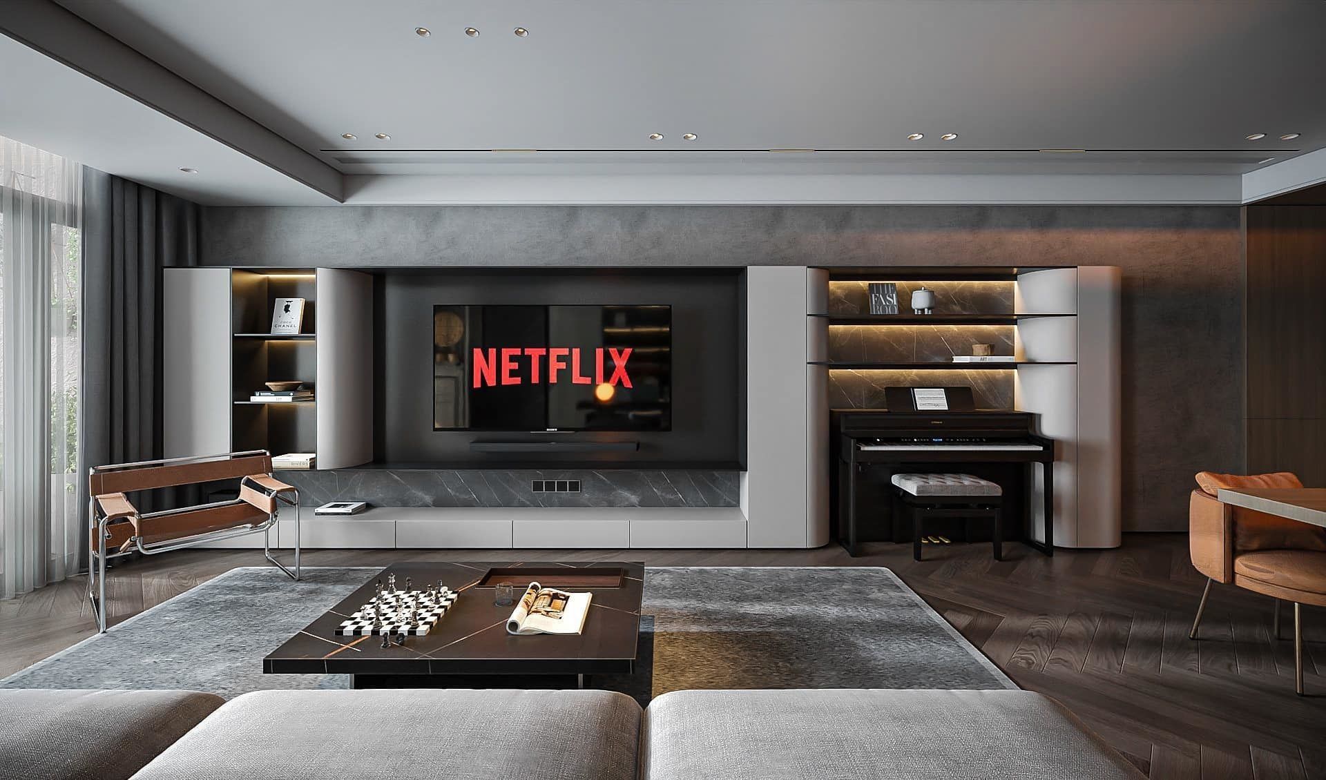 Apartment Interior - 3dsmax scene 3D model_2