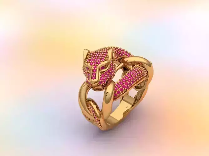 tiger ring 3D print model