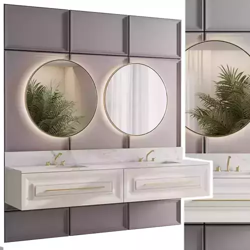 Bathroom furniture by mina faucet set 92