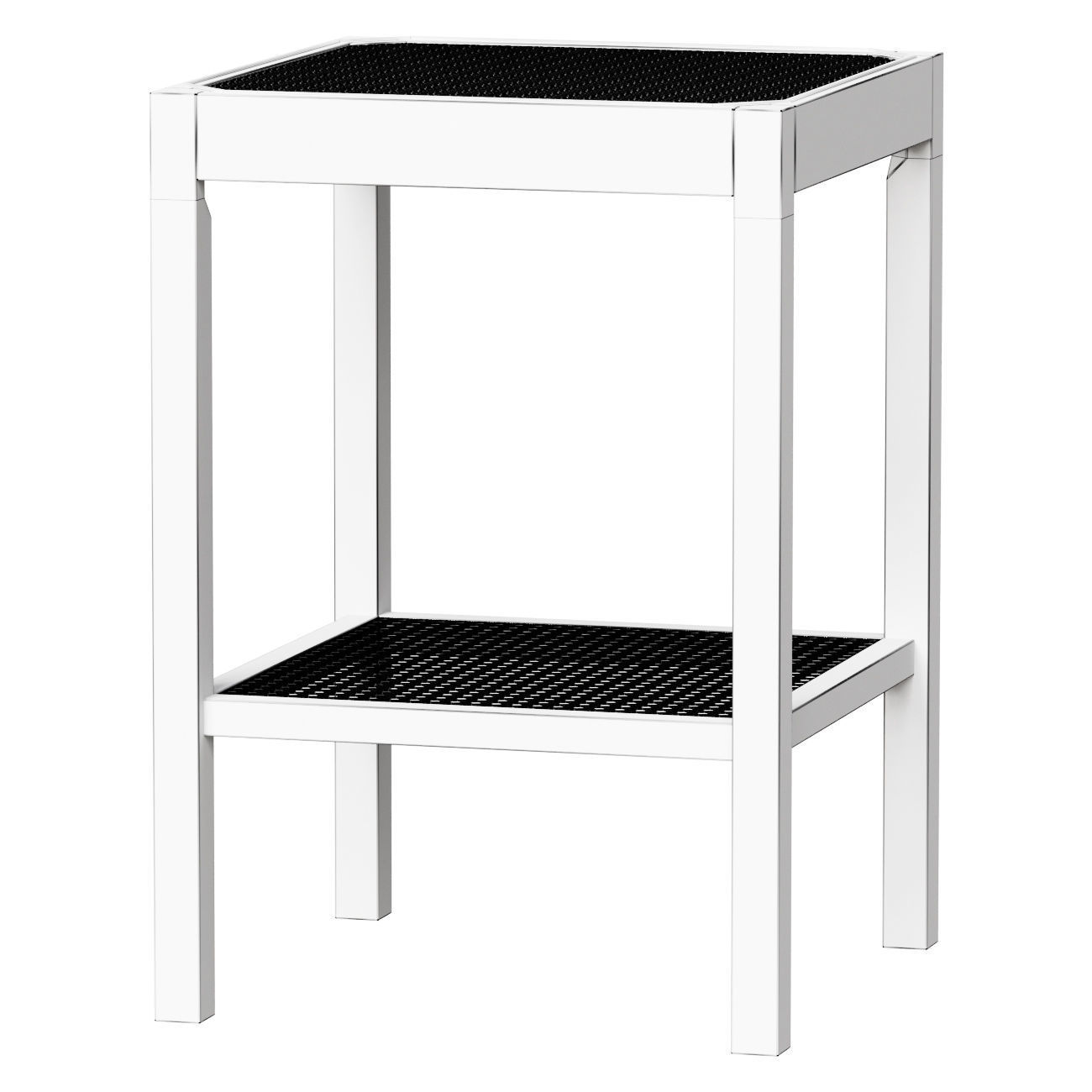 Table at the head of the bed with two tabletops Tino 3D model_1