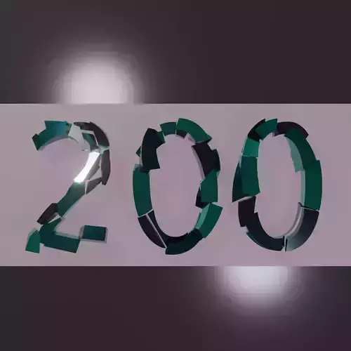 200 Breaking Animation 3D model