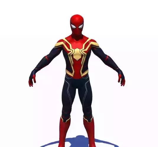 Spiderman Rigged High Quality Model