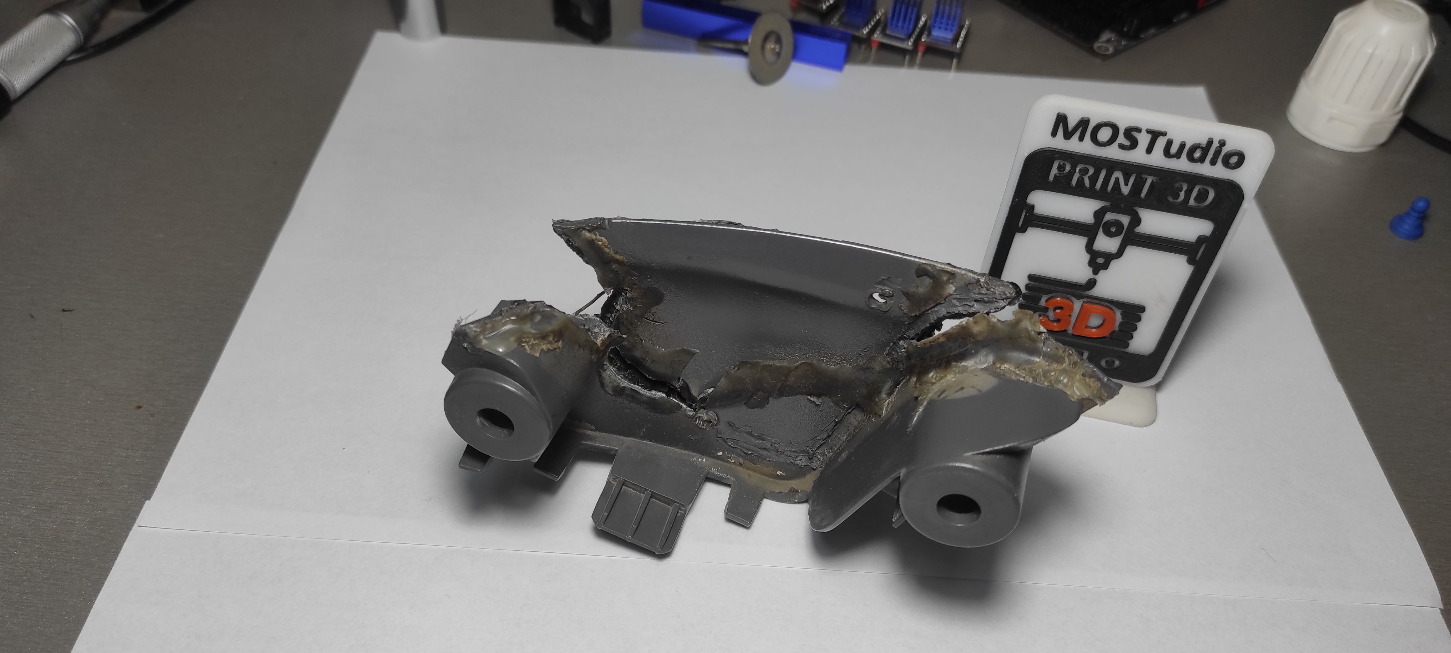 PEUGEOT Door Handle Brackets Left-Right 3D print model_11