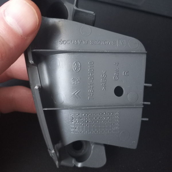 PEUGEOT Door Handle Brackets Left-Right 3D print model_7