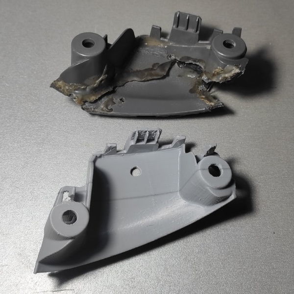 PEUGEOT Door Handle Brackets Left-Right 3D print model_12