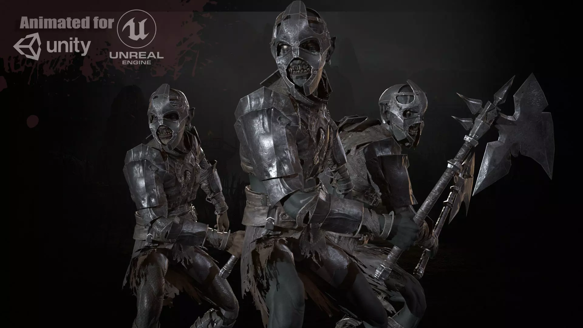 SkinnyOrc 7 Low-poly 3D model