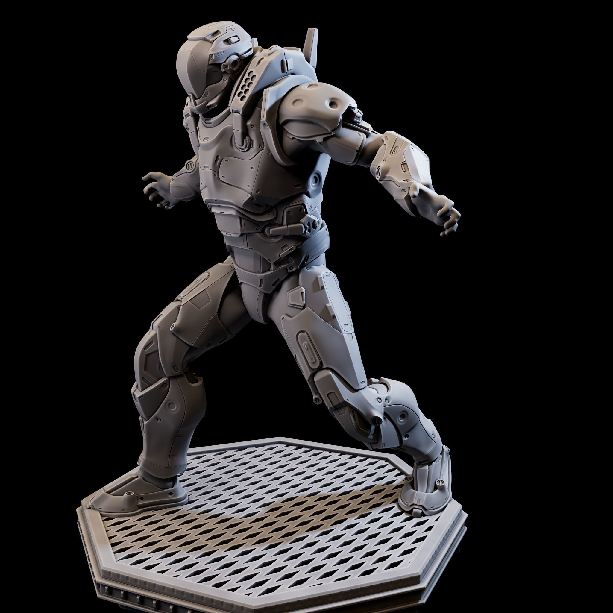 CyberSuit2 3D print model_4