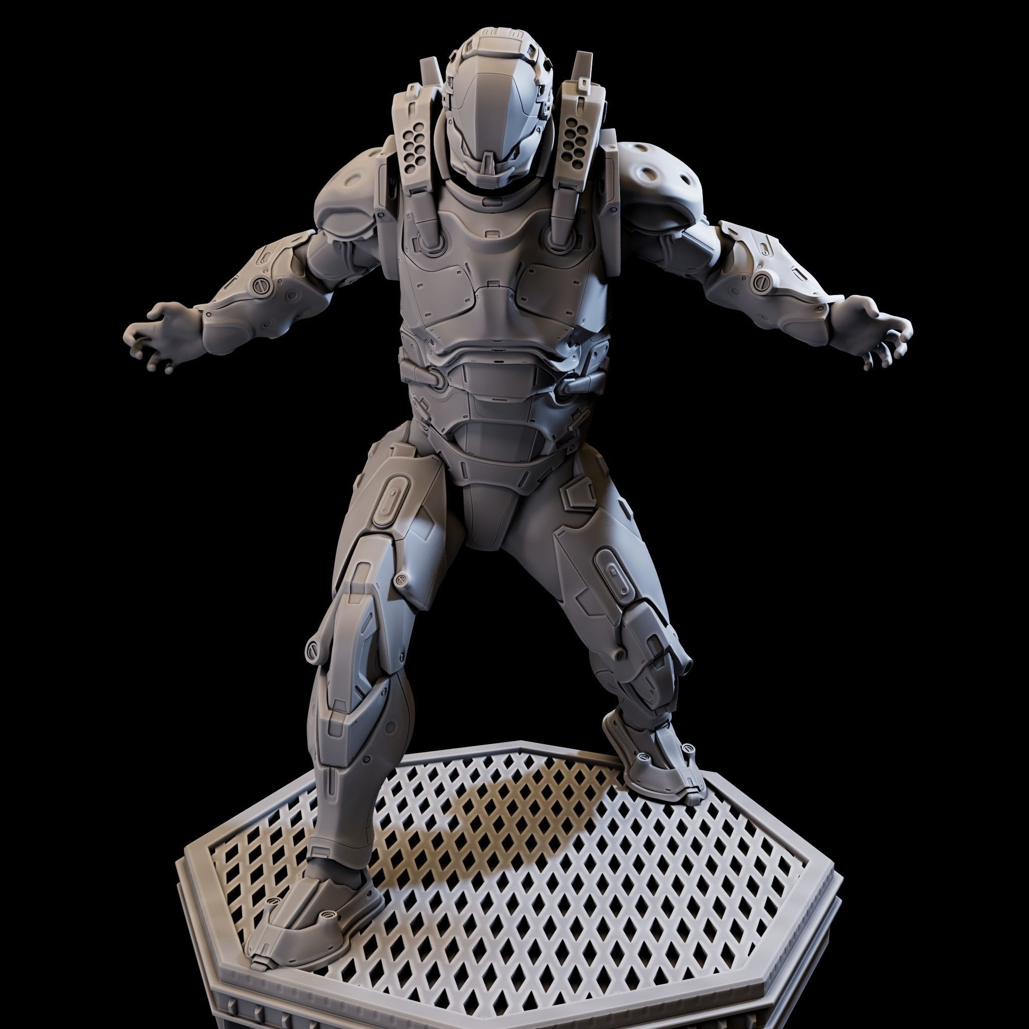 CyberSuit2 3D print model_2