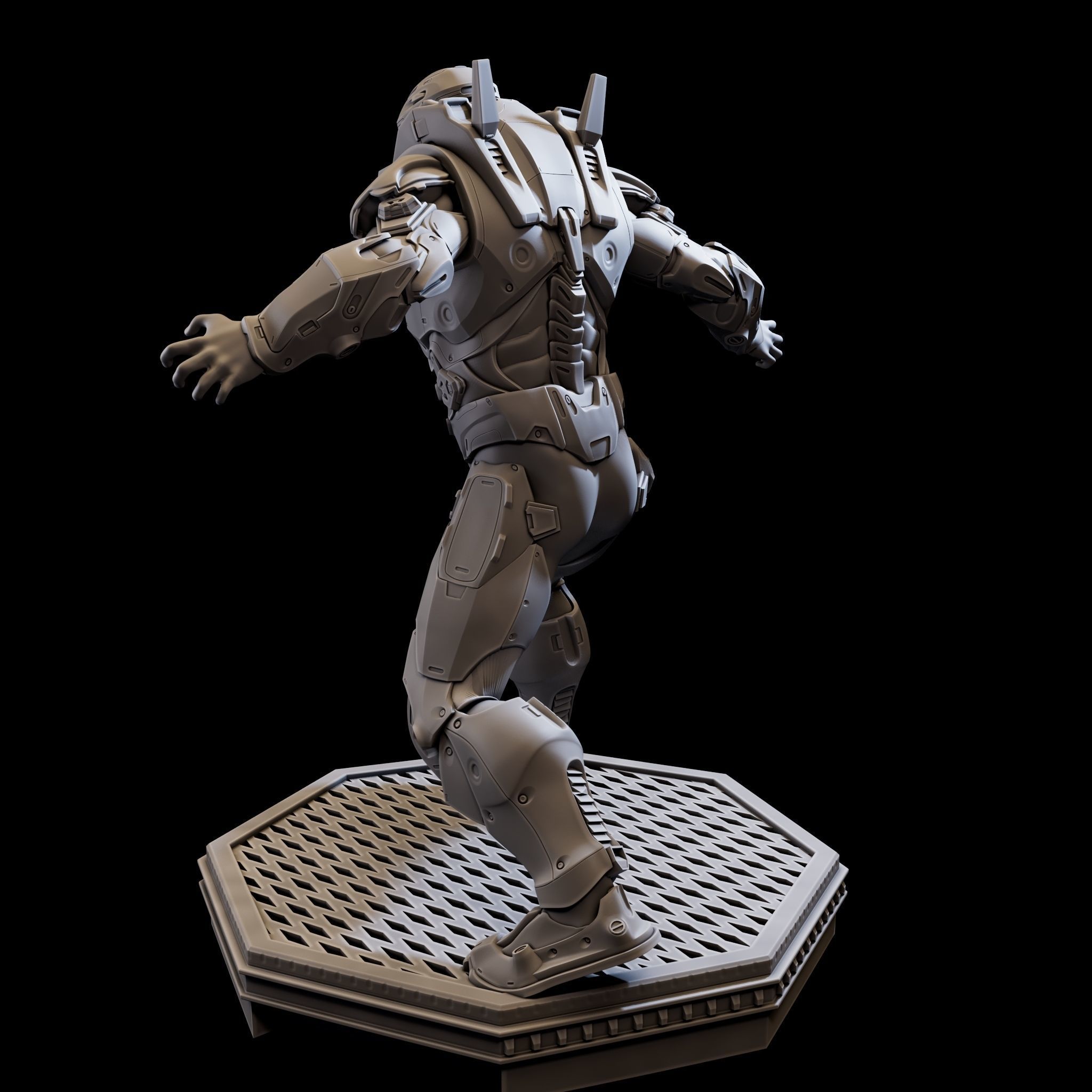 CyberSuit2 3D print model_8