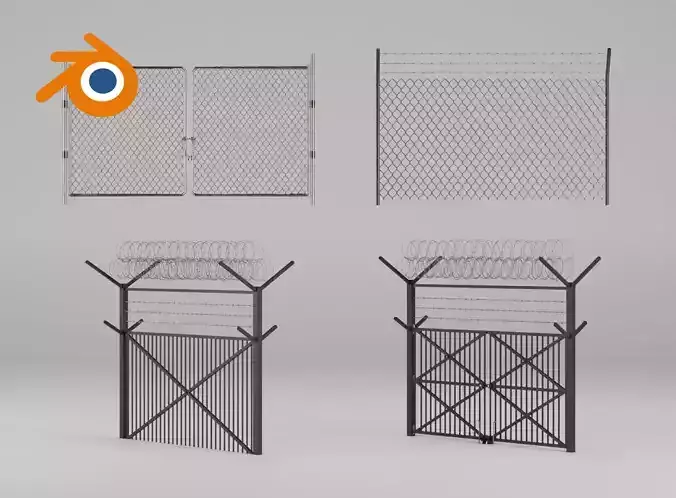 Military fence gate mesh fence metal