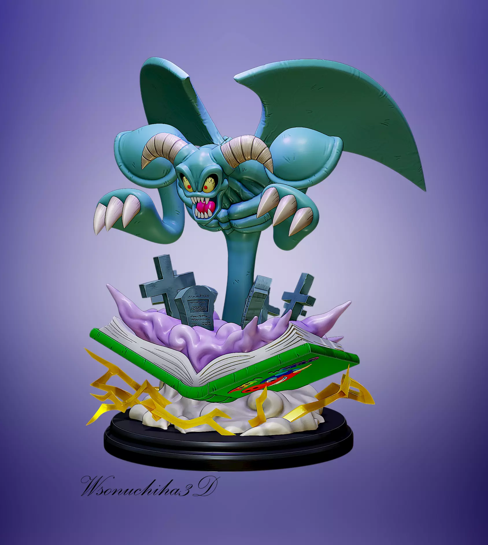 TOON SUMMONED SKULL FIGURE - YUGIOH 3D print model