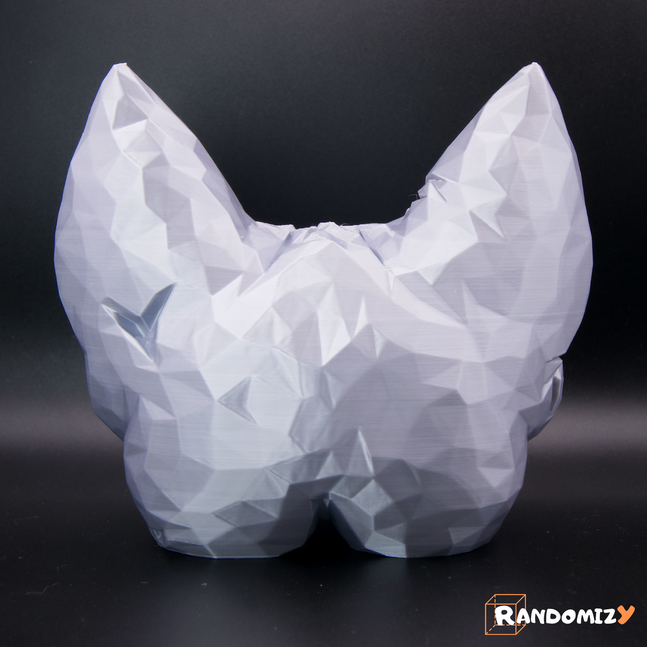 Bat Skull - Low Poly 3D print model_3