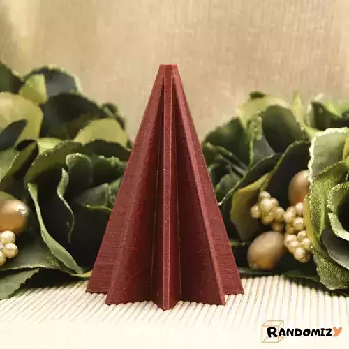 Origami Inspired Tree Ornament 1 3D print model