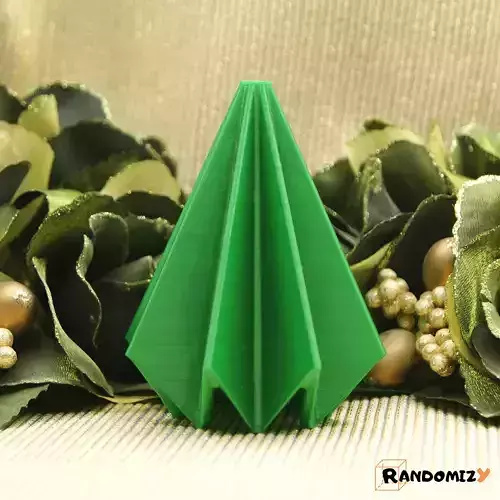 Origami Inspired Tree Ornament 2 3D print model