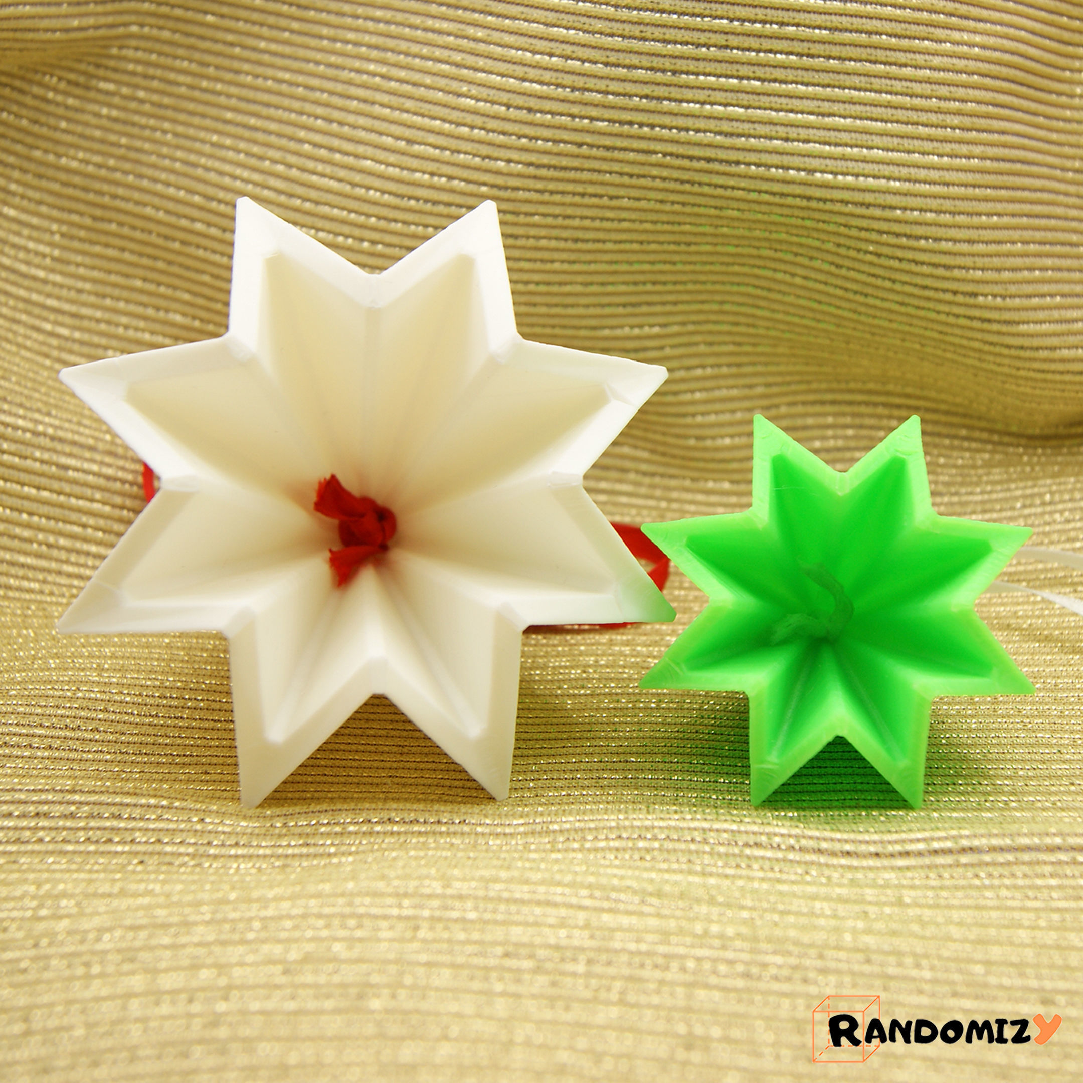 Origami Inspired Tree Ornament 2 3D print model_2
