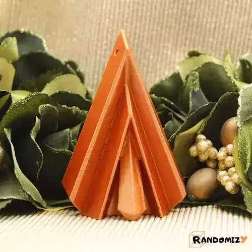 Origami Inspired Tree Ornament 3 3D print model