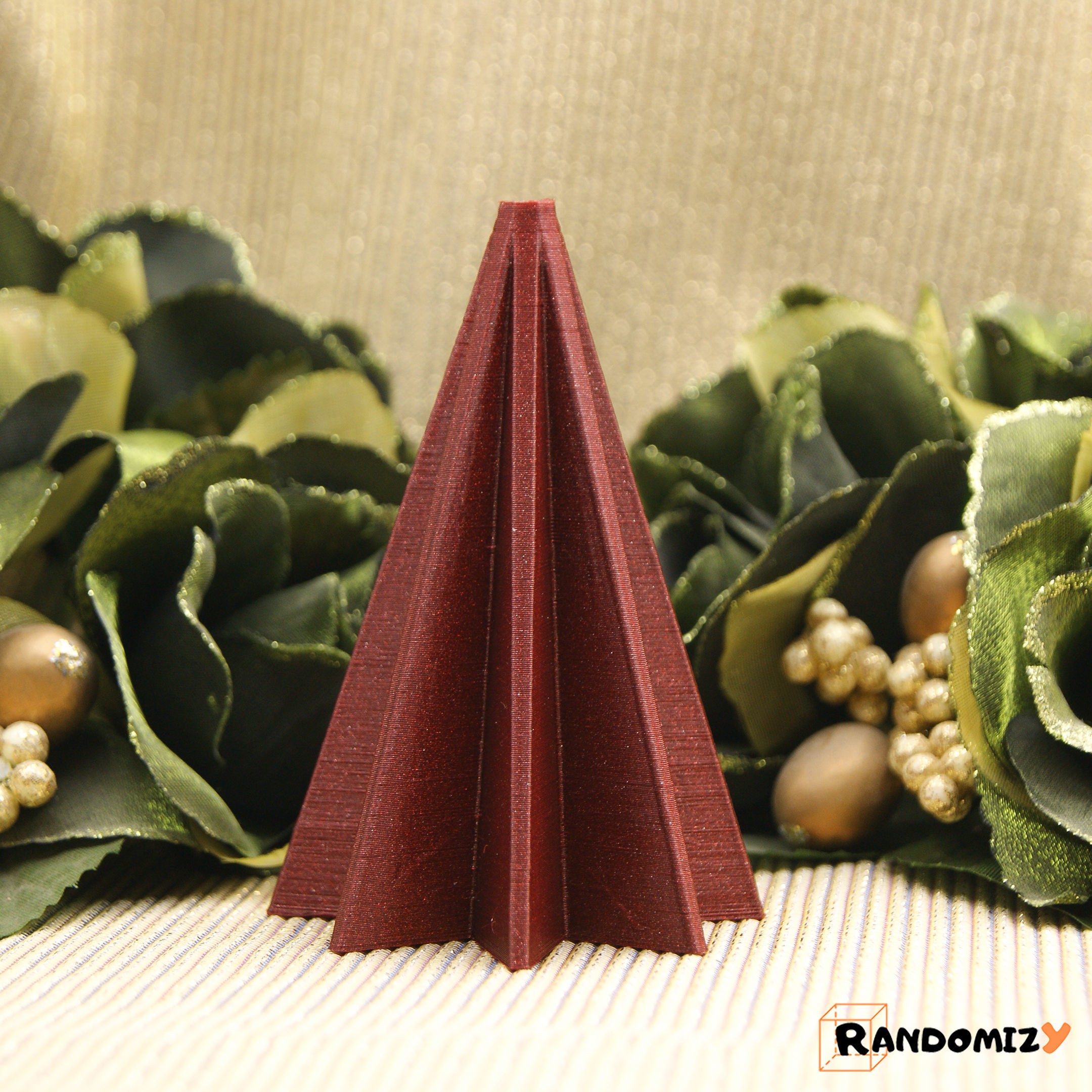 Origami Inspired Tree Ornaments - Collection 3D print model_1