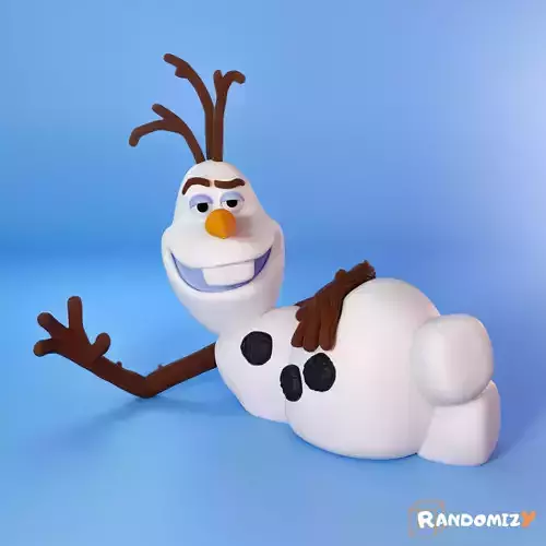 Mischievous Olaf - Fanart Free 3D print model
