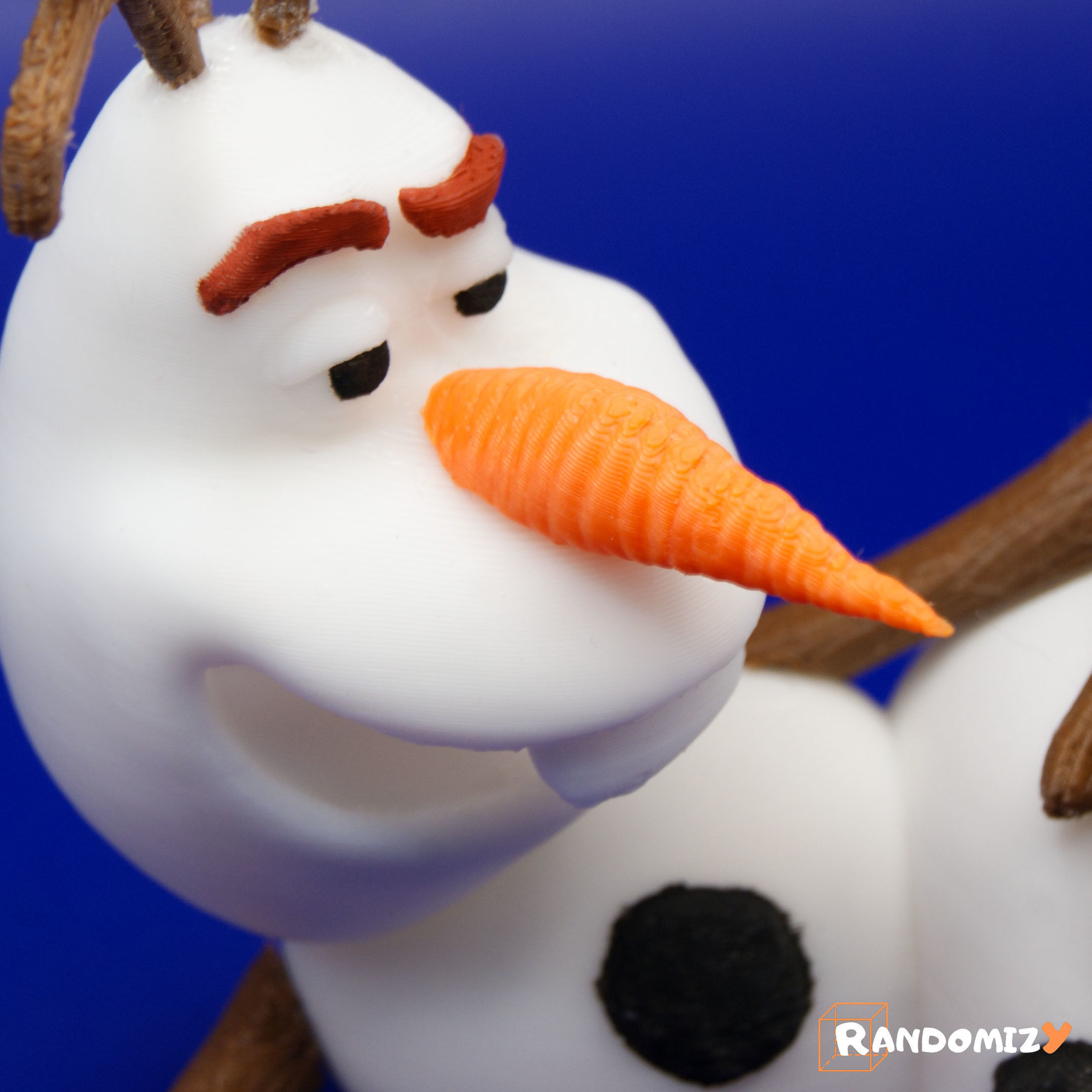 Mischievous Olaf - Fanart Free 3D print model_4