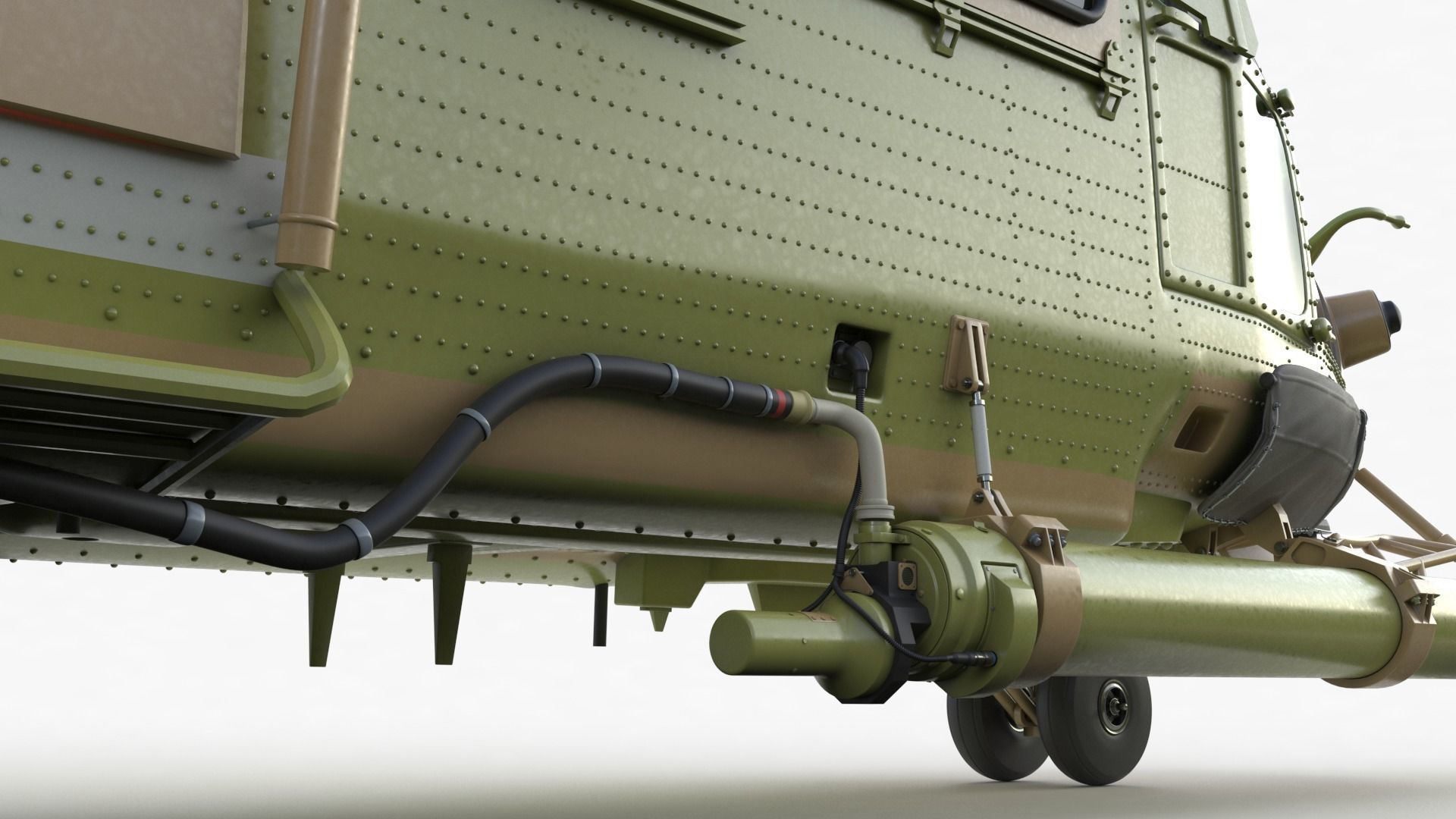 Eurocopter H225M Cougar 3ds max Vray 3D model_42