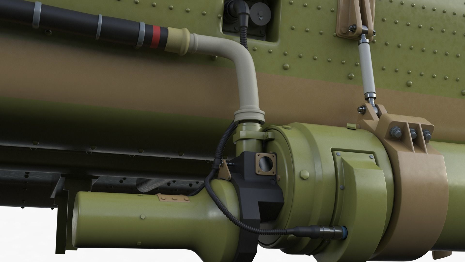 Eurocopter H225M Cougar 3ds max Vray 3D model_44