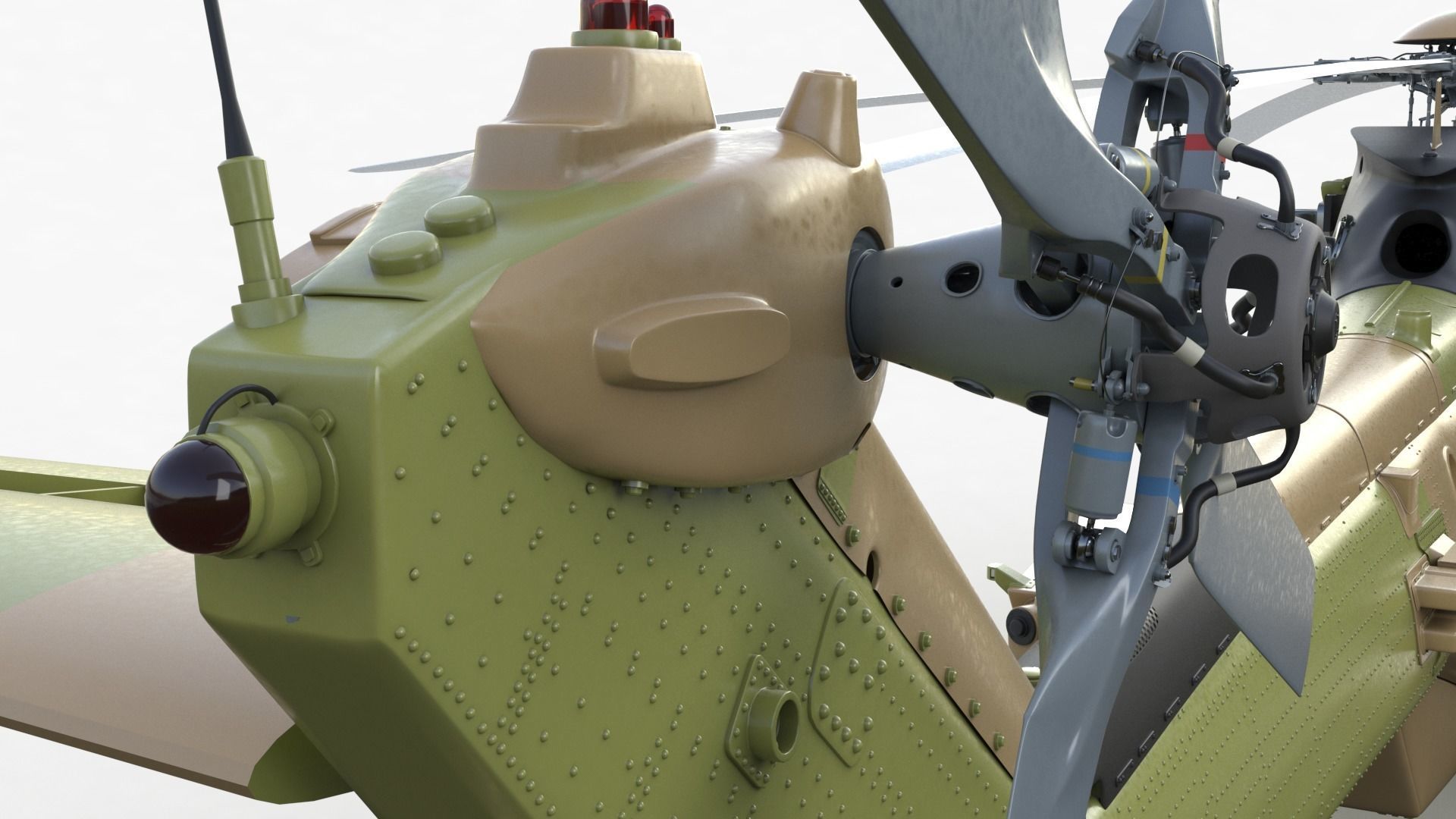 Eurocopter H225M Cougar 3ds max Vray 3D model_37