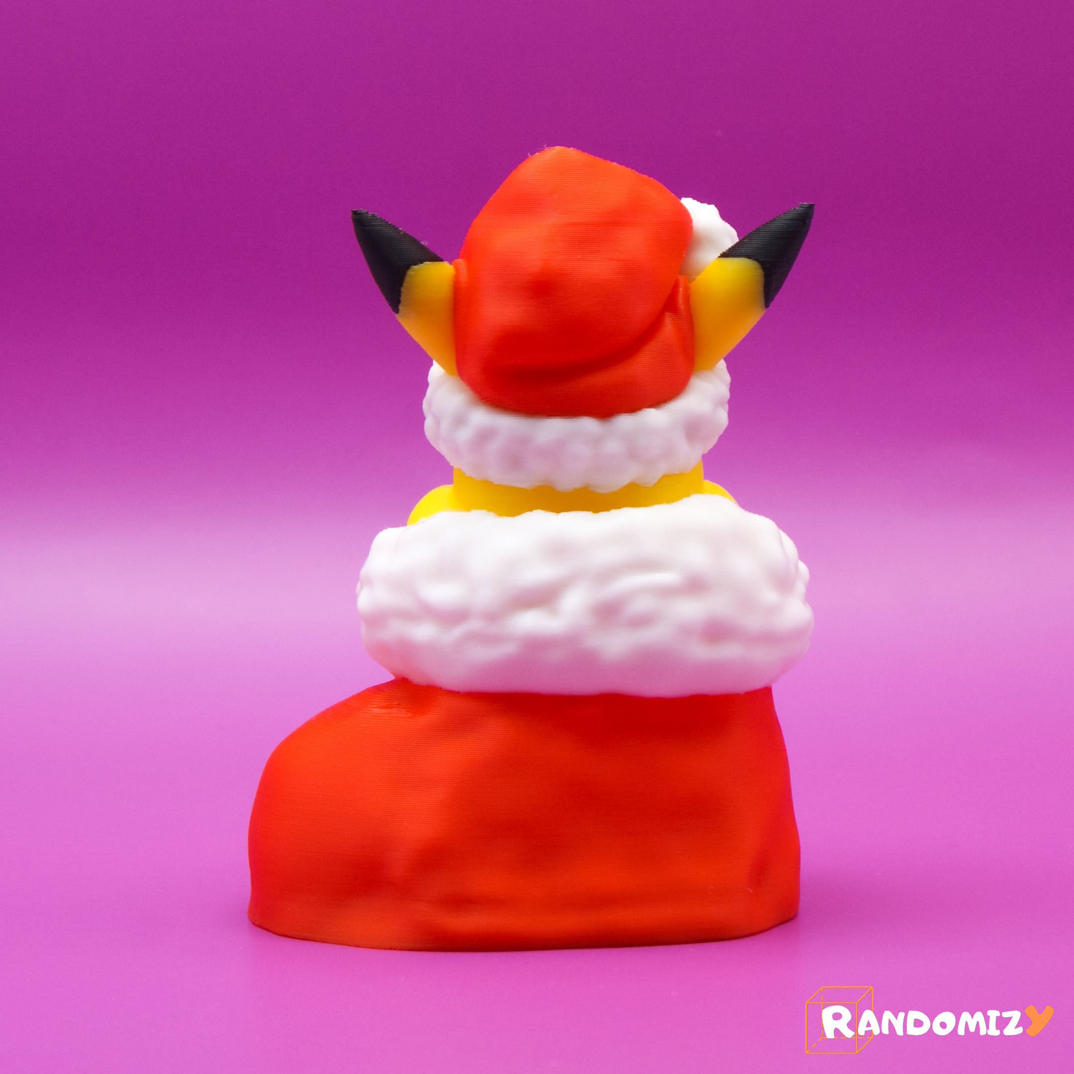 Pikachu in a Christmas Sock - Fanart Free 3D print model_3