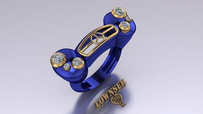 benz ring 3D print model