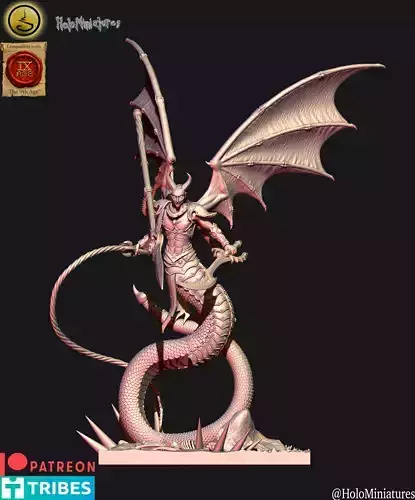 Daemons of lust Demon prince 3D print model